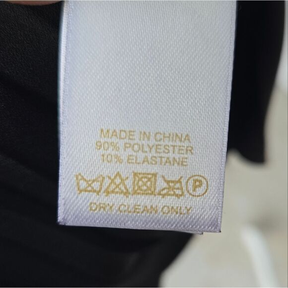 Kate Spade Pleated Crepe Top Black Size Small - Picture 8 of 12